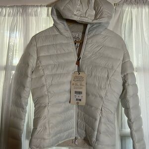 Save The Duck Women's Giga Faux Sheepskin Hooded Jacket Size Small (1)